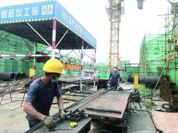 园博园项目建设不松劲