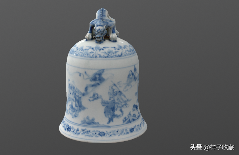 明清淡描青花瓷器鉴赏