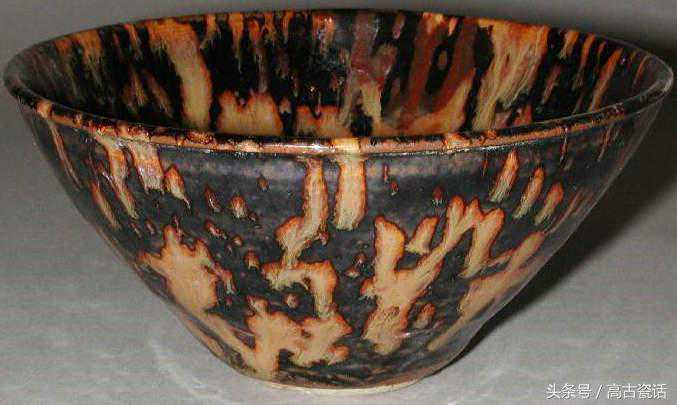 高古瓷：吉州窑系列——虎皮斑碗21（2）