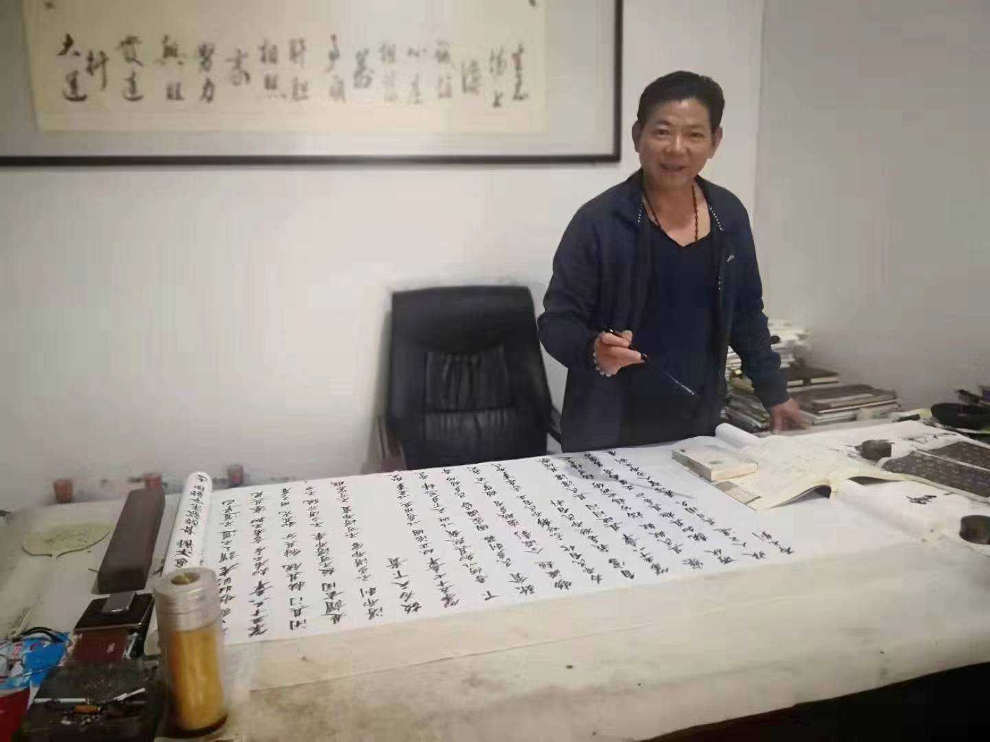 谷秀恩先生：笔精墨妙 备精诸体 广采众长 自成一家