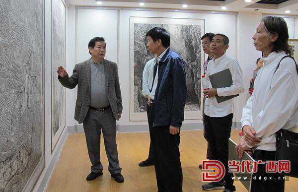 “玄幽之境——何二民中国画展”在邕开展