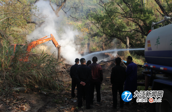 德安县林业局联合多方开展“清窑”行动