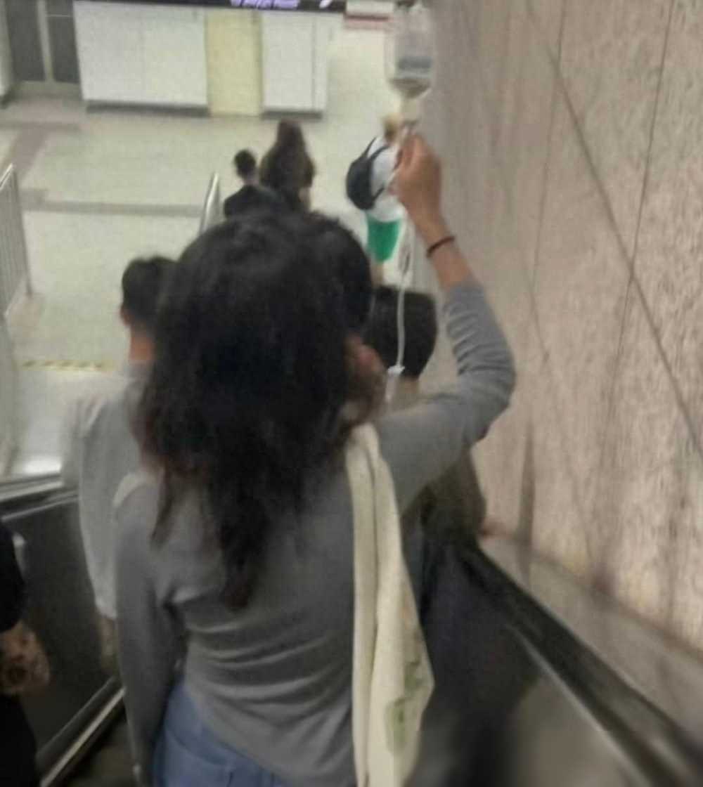 对话深夜举吊瓶赶地铁女生：创业初期，想省几十块打车钱，不需要