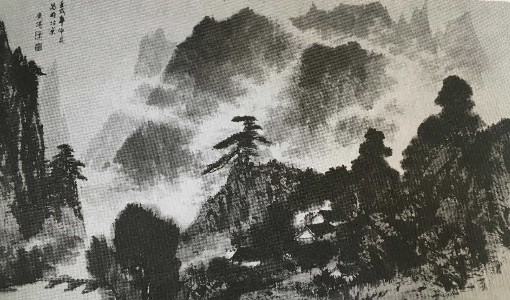 一腔热血，壮志高昂，绘山河，记著名山水画家冯广溥