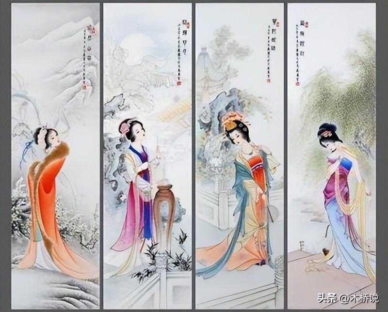 探析乾隆年间凌画的仕女图