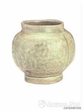 唐越窑青釉四棱罐 说罐论缸