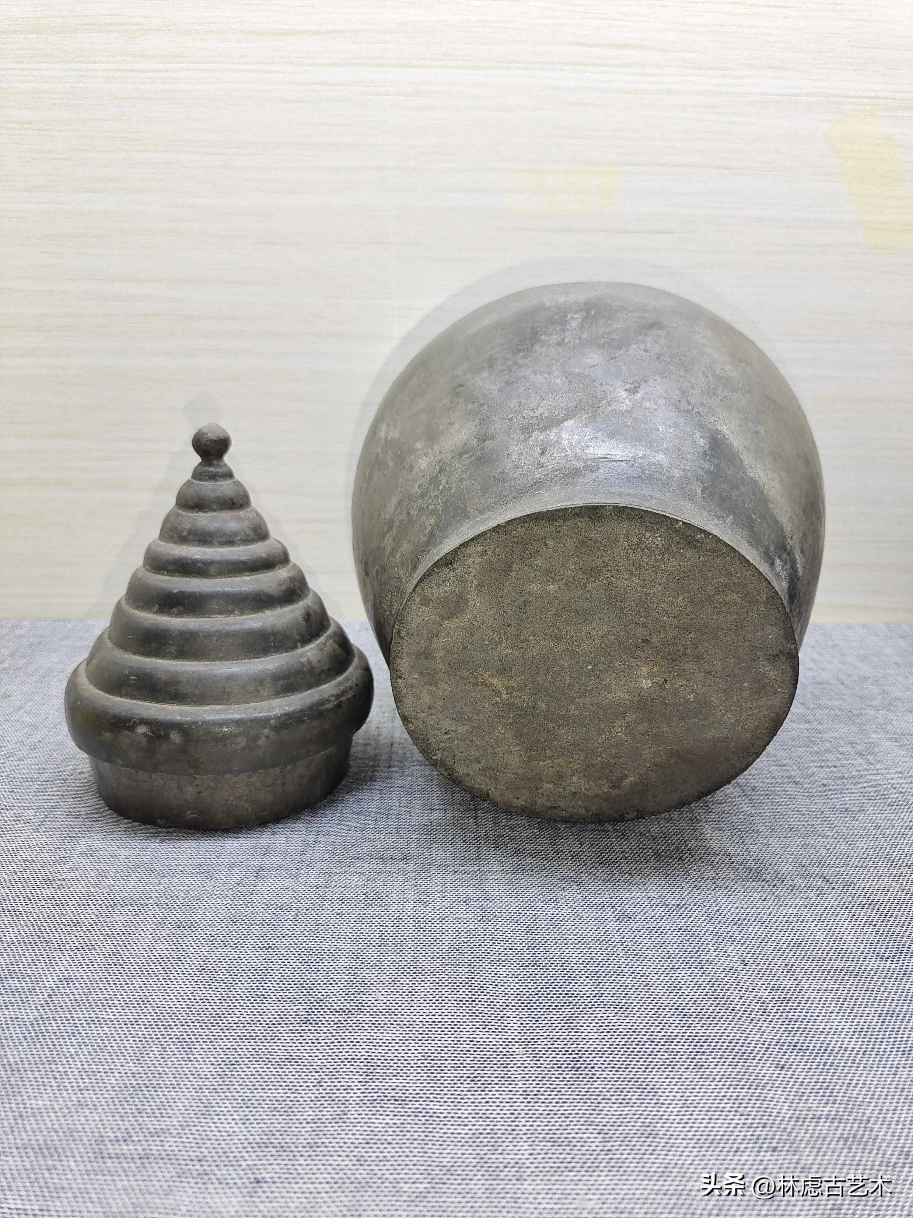 佛家锡器——塔式罐