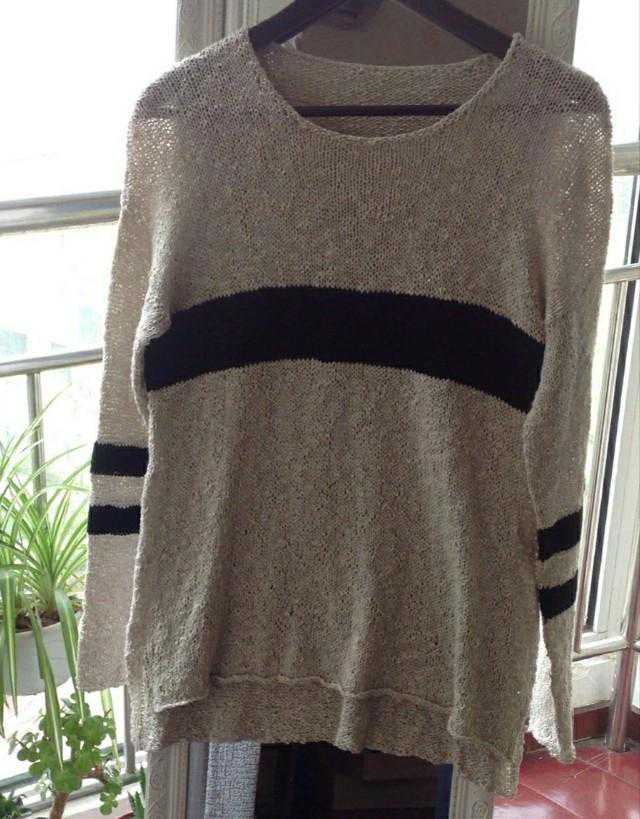 秋天来了，织几件这样的宽松休闲衫吧