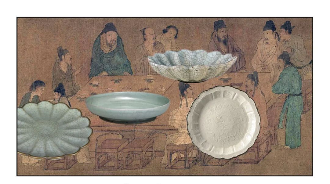 36图欣赏宋代精美盘碟，宋代人生活有多奢华？