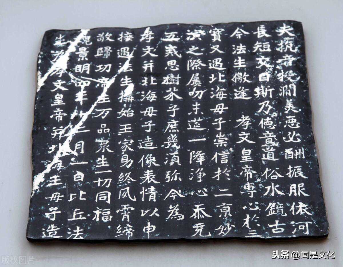 “龙门二十品”的名称和排列位置