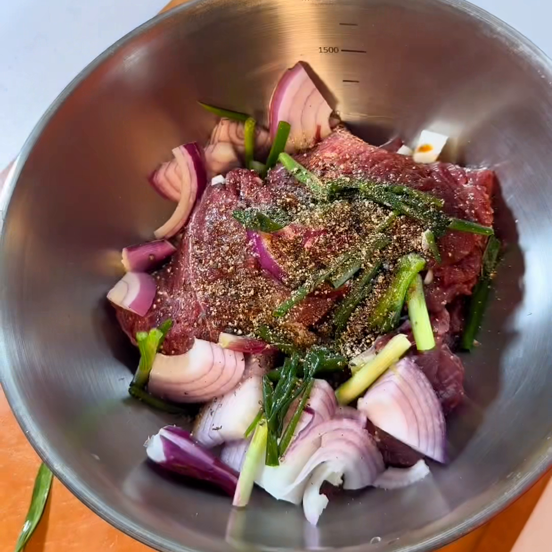 煎牛肉的详细视频来了，你们要的点赞收藏哦##跟抖音学做菜