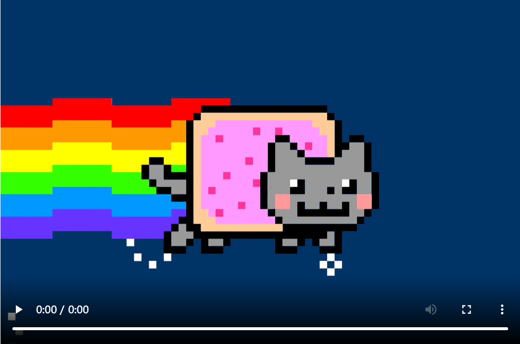 十年前病毒式传播的彩虹猫动图高价卖出，meme也有收藏价值？